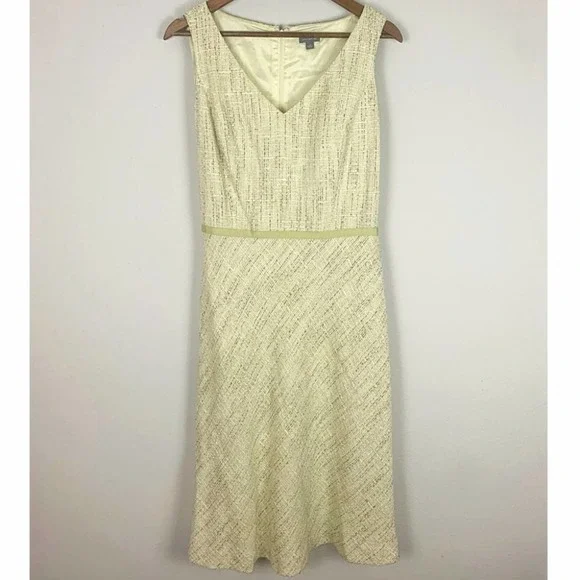 Ann Taylor Boucle Tweed Blazer Dress 2-Piece Suit - Picture 9 of 14